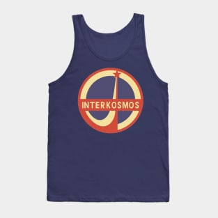 Interkosmos Russian Space Program Logo Tank Top